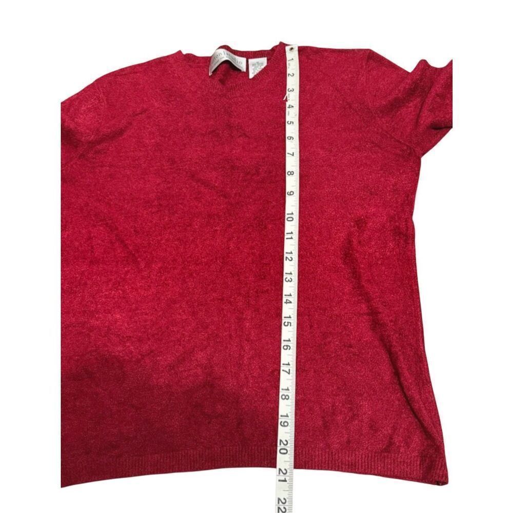 Sutton Studio burgundy top M - Picture 3 of 4